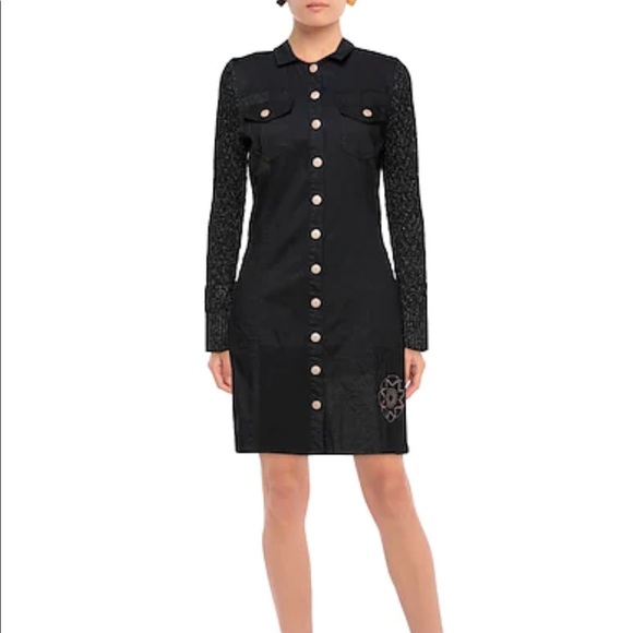 Desigual Denim dress.black. Size M . - Picture 13 of 15